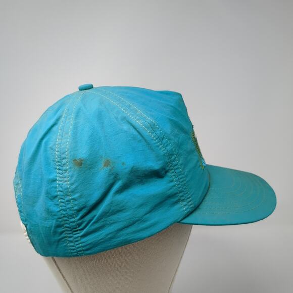 Bustin Bass Snapback Trucker Hat Blue One Size Embroidered P Brand Vintage USA - Picture 5 of 9
